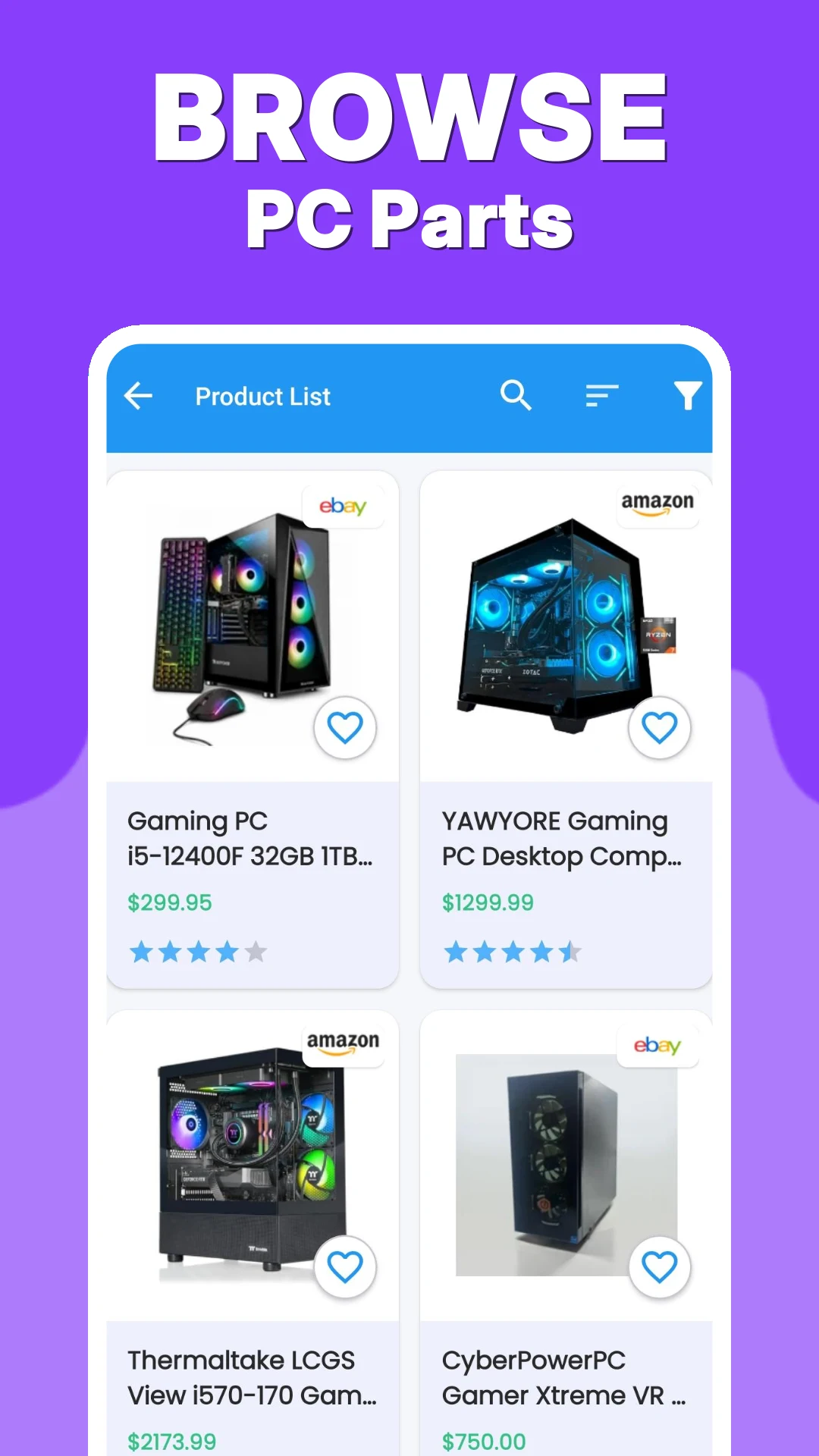 Laptop & PC Parts Price Compar screenshot